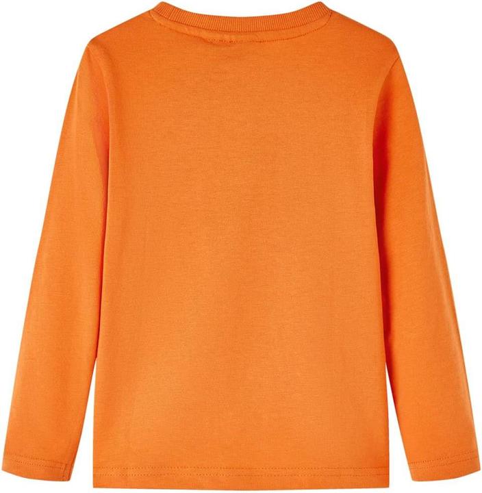 Immagine prodotto VidaXL Camicia da bambino a maniche lunghe arancione scuro 116,Materiale: 100 (116)