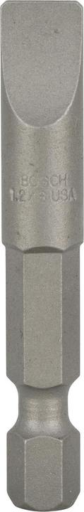 Actual product image Bosch Professional Zubehör Screwdriver bit extra-hard S 1.2 x 8.0, 49 mm, pack of 3 (S1.2x8.0)