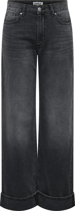 Only ONLELLA Mittlere Taille Gerade geschnitten Jeans Weit geschnitten jeans (32)