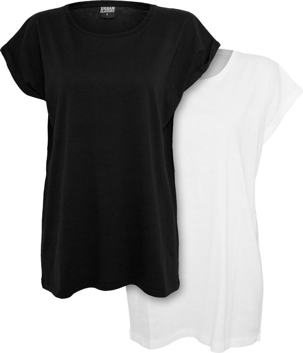 Image du produit Urban Classics Ladies Extended Shoulder Tee 2-Pack (S)