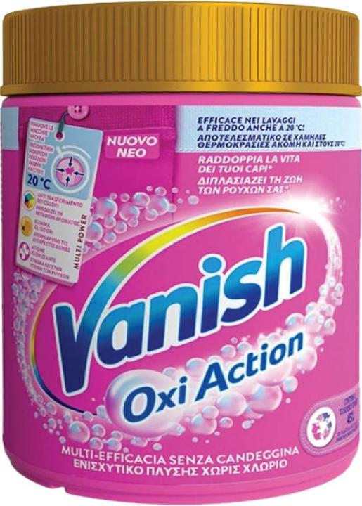 Produktbild Vanish Oxi Action Multipower Powder Pink Stain Remover For Colored People (Waschpulver)