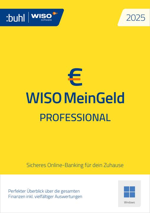 Buhl Data Service WISO My Money Professional 2025 Download Code (1 User, 1 Devices/Users, unlimited)