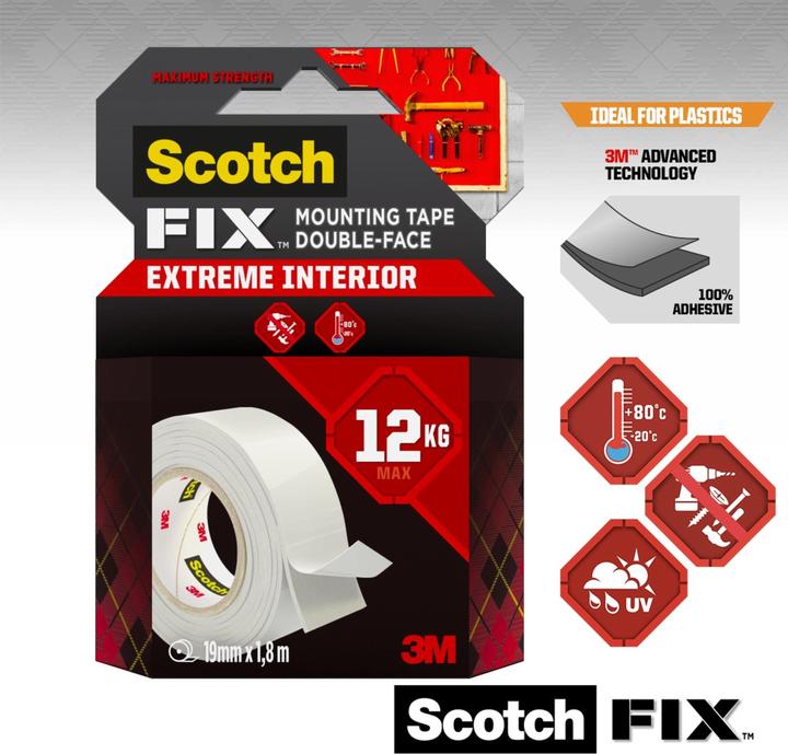 Image du produit 3M Intérieur extrême (19 mm)