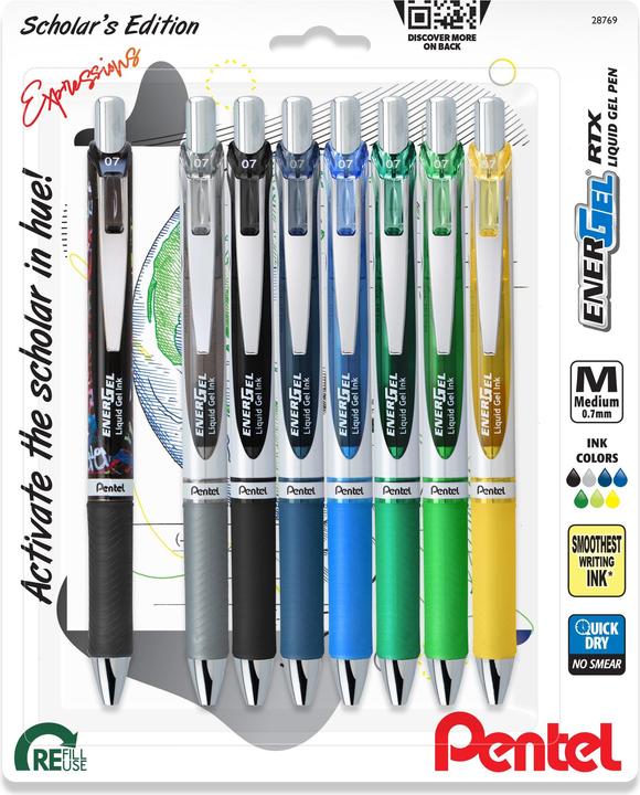 Grau, Grün, Nachtblau, Hellgrün, Gelb, Schwarz, Blau
