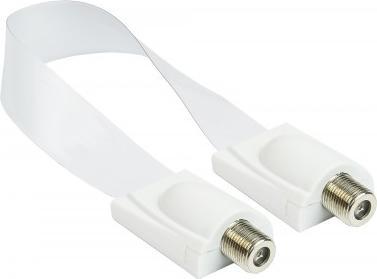 Produktbild Good Connections SAT Fensterdurchführung High-Quality, weiss, Gesamtlänge inkl. Stecker 32cm, flexible Länge 23cm (Fensterdurchführung)