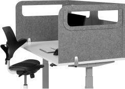 Actual product image Bakker Elkhuizen protective wall u-shape light grey