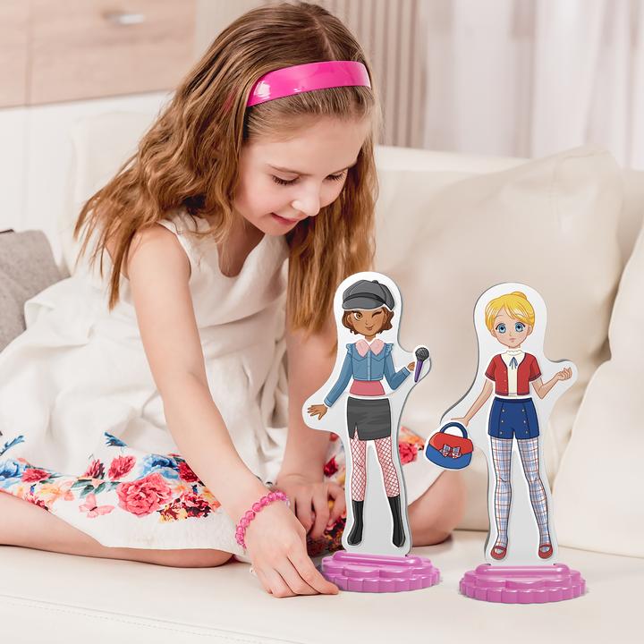 Image du produit Quercetti Magnetische Anziehpuppen - Beste Freundinnen (Italien, Anglais, Français)