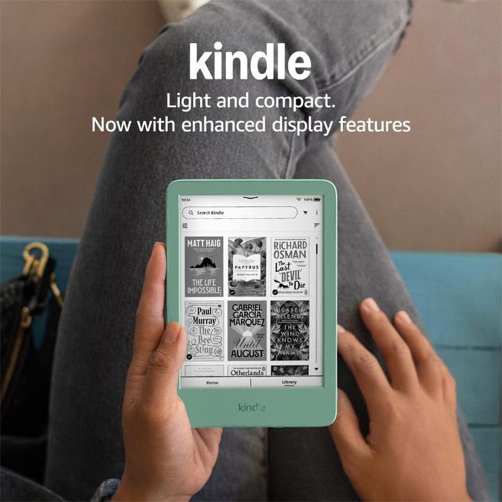 Image du produit Amazon Kindle 2024 (11e génération) (6", 16 Go, Vert Matcha)