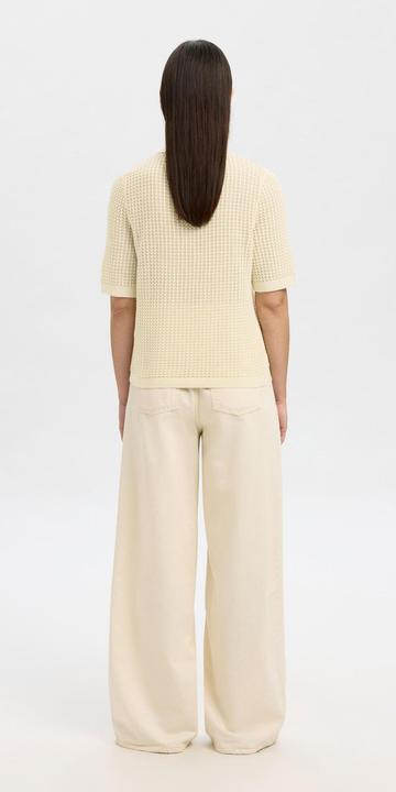 Actual product image Selected Femme Baumwoll Polohemd aus Strick (XL)