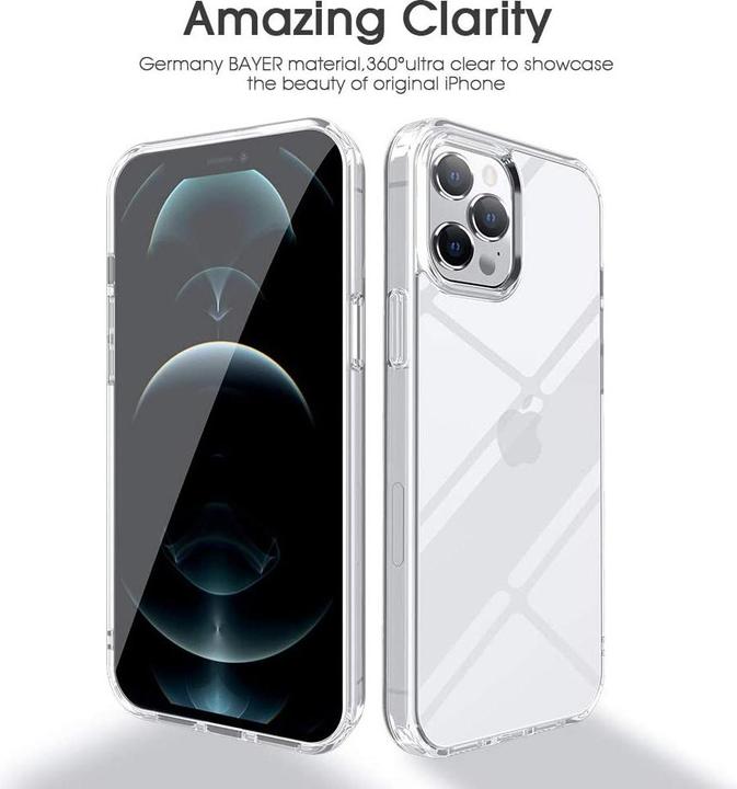 Produktbild X-Level iPhone 12 pro max - case Transparent (Apple iPhone 12 Pro Max)
