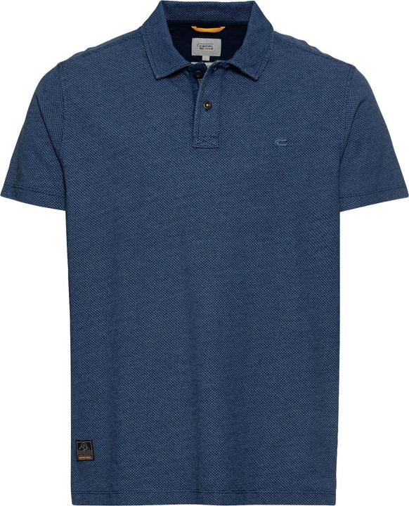 Camel Active Poloshirt mit minimal Allover-Print