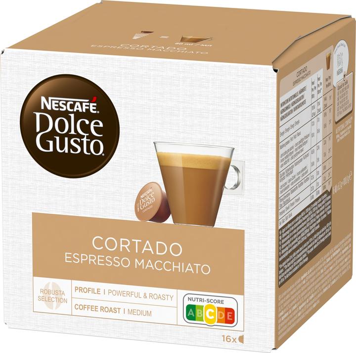 Nescafé Dolce Gusto Cortado Espresso Macchiato (16 x Port.)