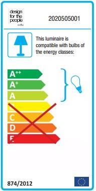Label énergétique Nordlux Glossy (E27)