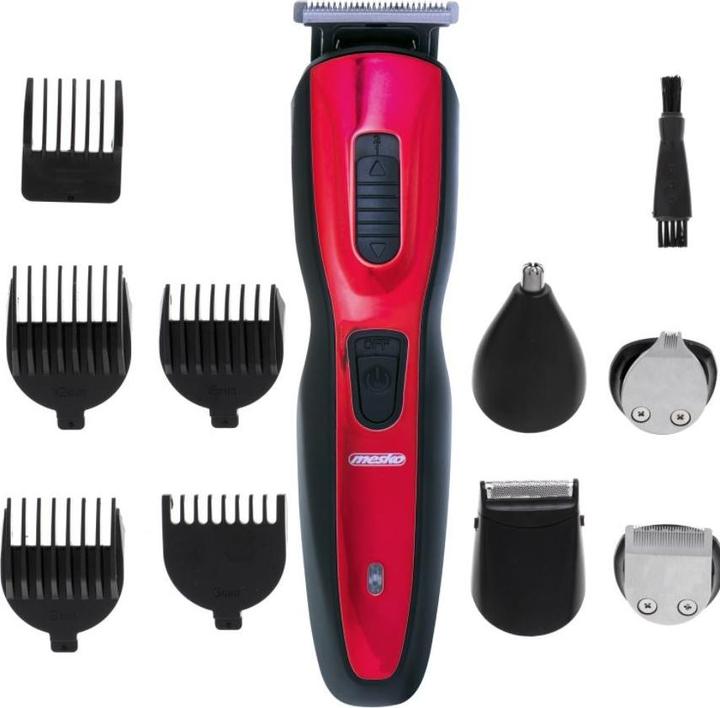 Immagine prodotto Mesko Trimmer 5 in 1 MS 2931 a batteria, nero/rosso