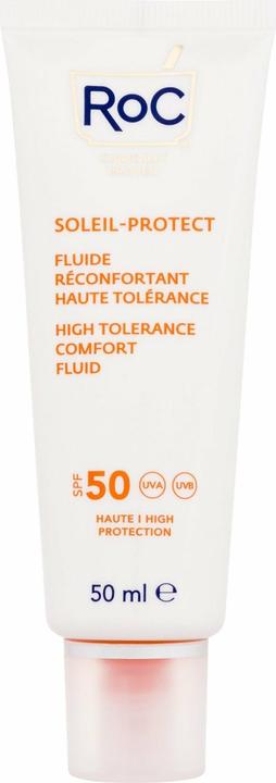 Roc Soleil-Protect High Tolerance Comfort Fluid (Sonnencreme Gesicht, SPF 50+, 50 ml)
