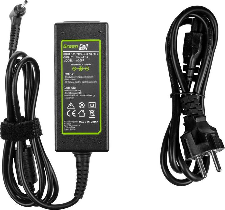 Image du produit GreenCell PRO Chargeur pour ordinateur portable Asus Eee PC 1001PX - 1215N X101 - 19V - 2.1A - 40W (40 W)