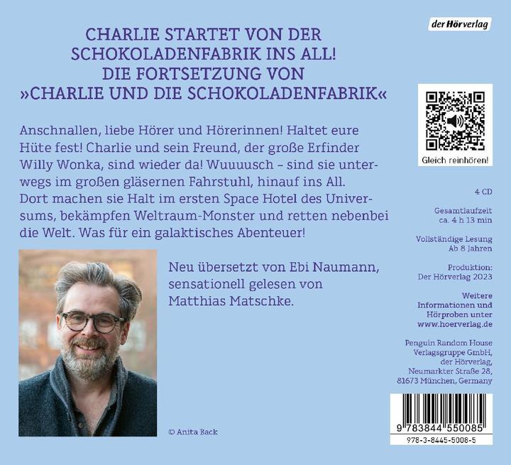 Image du produit Charlie et le grand ascenseur de verre (Roald Dahl, Allemand)