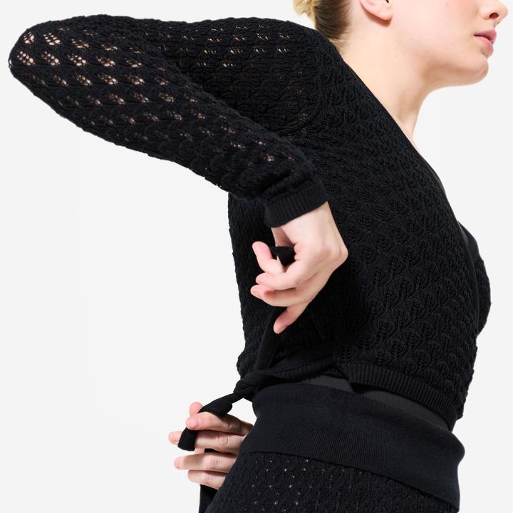 Image du produit Starever Cache-coeur de danse adulte, noir (L)