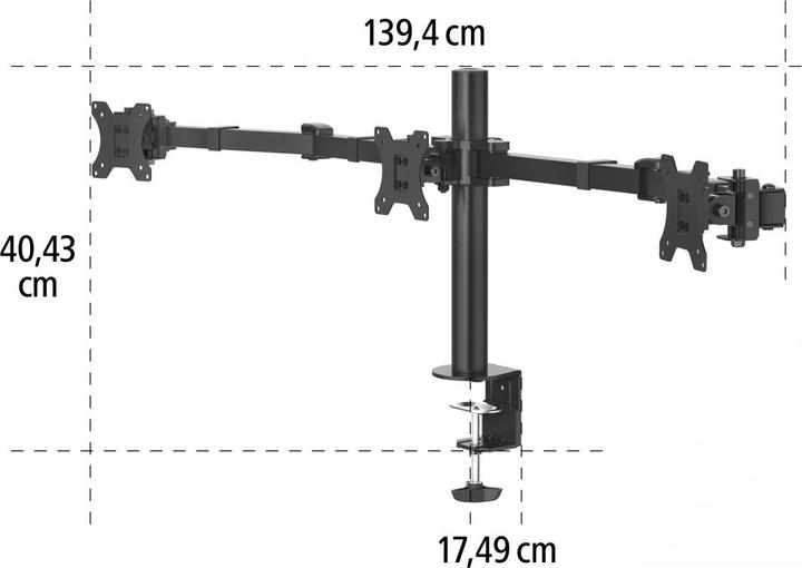 Actual product image Hama 118495 (Table, 27")