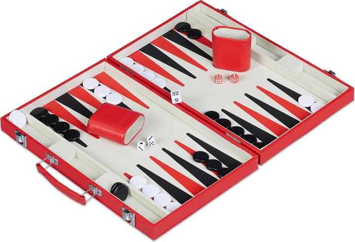 Productafbeelding Relaxdays Backgammon-Koffer