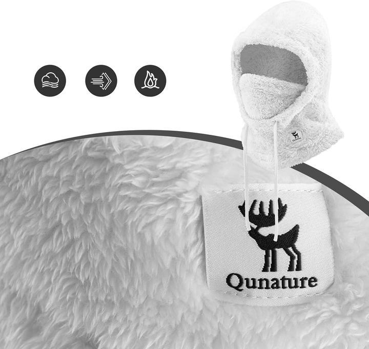 Produktbild Qunature Arctic Velvet Ski Balaclava Size M - White