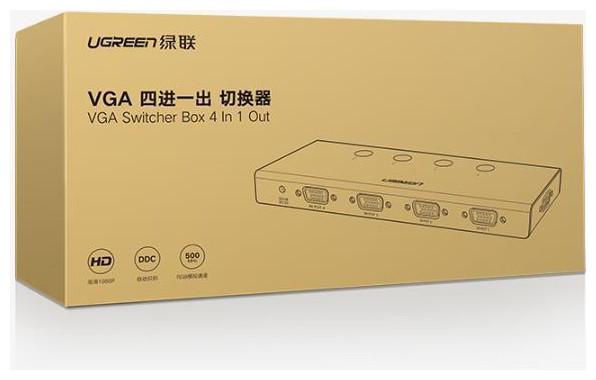 Produktbild Ugreen VGA Video Switch 4 Port 1080P/60Hz CM153 50279