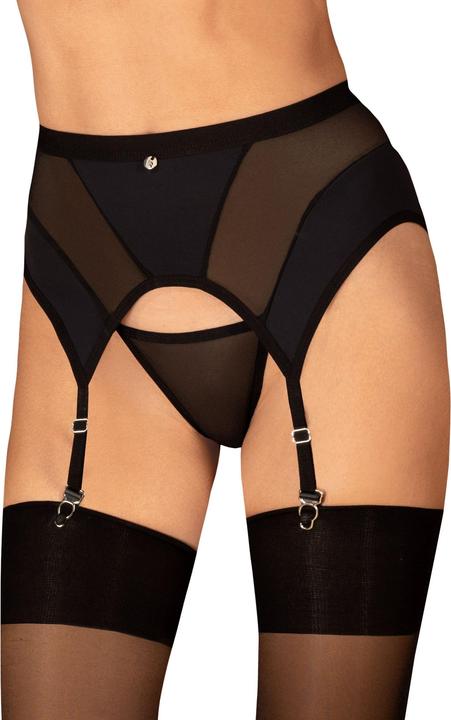 Actual product image Obsessive Chic Amoria Strumpfhalter Schwarz (XS, S)