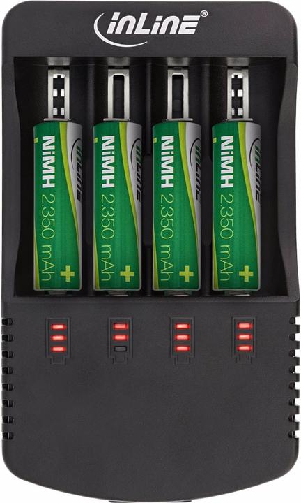 InLine 01287L (1 pcs., A, C, AAAA, AA, AAA, Chargers without battery)