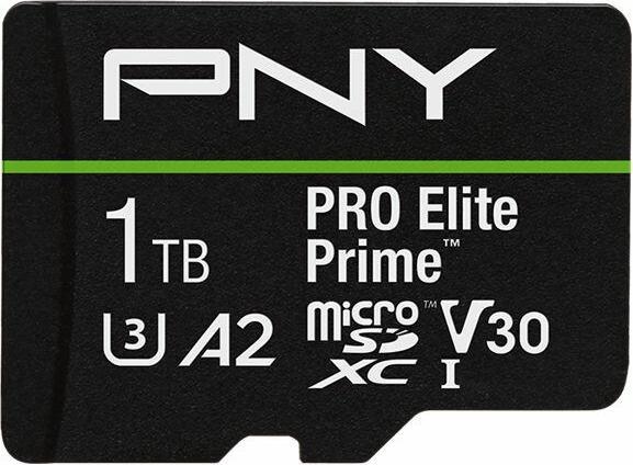 Produktbild PNY microSD Pro Elite Prime 1TB (1000 GB, microSD, U3, UHS-I)