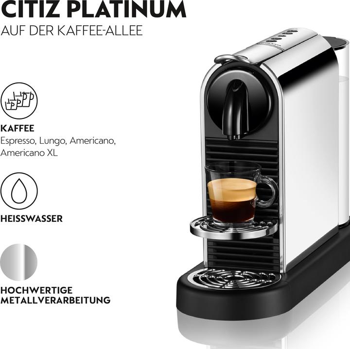 Productafbeelding De'Longhi CitiZ Platinum (NESPRESSO Origineel)