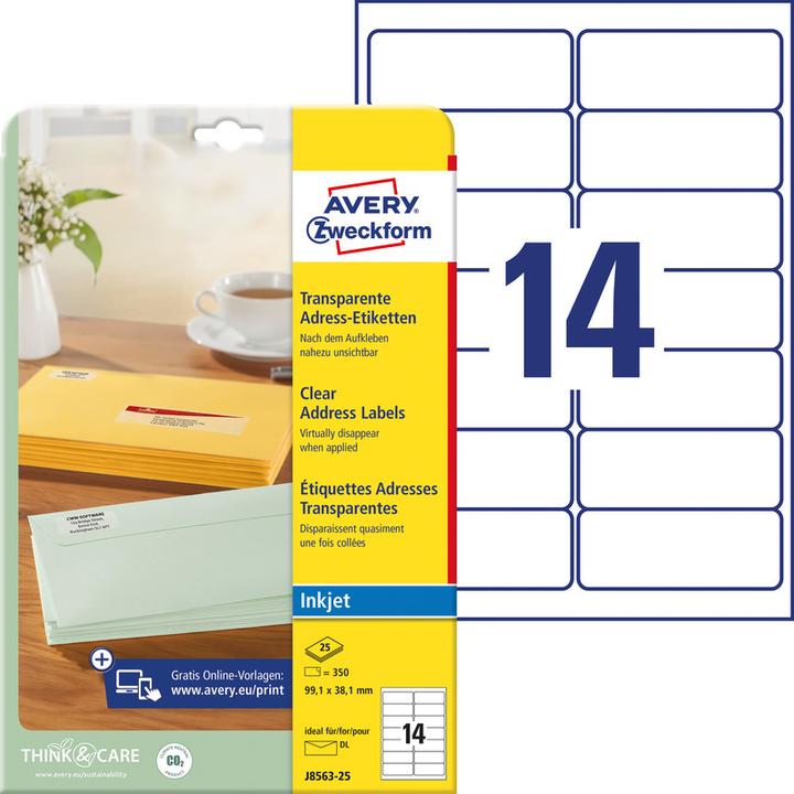 Image du produit Avery Étiquettes d'adresse
