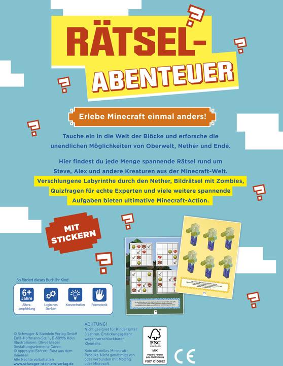 Produktbild Verlag:Rätsel-Aben (Deutsch, Schwager & Steinlein Verlag GmbH, 2025)