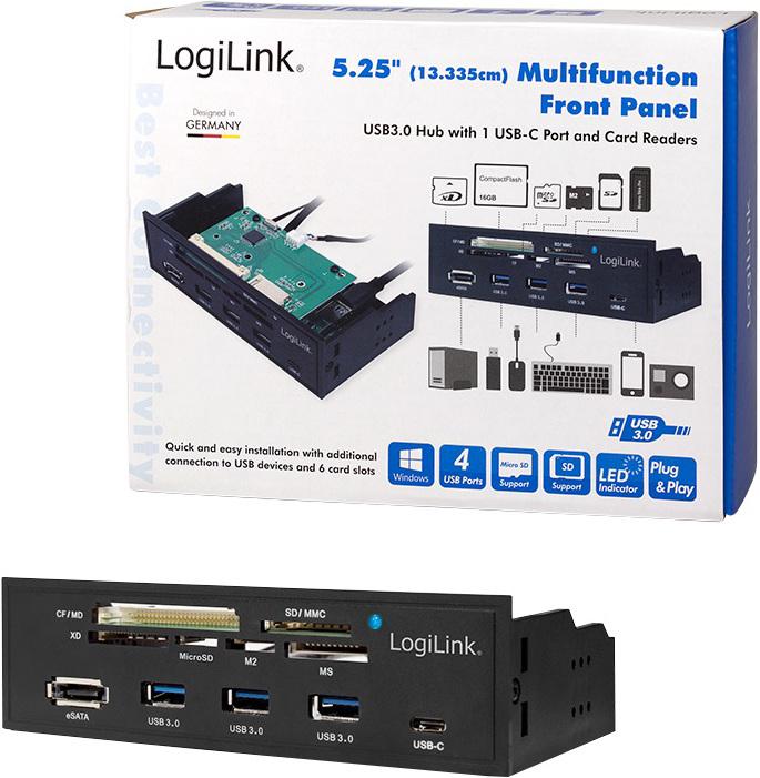 Image du produit LogiLink Multifunktions-Panel (SATA)