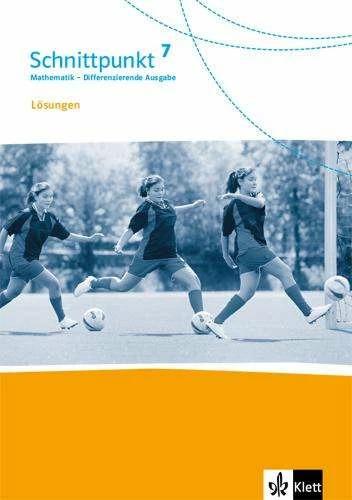 Produktbild Schnittpunkt Mathematik 7. Differenzierende Ausgabe. Lösungen Klasse 7 (Deutsch, 2019)