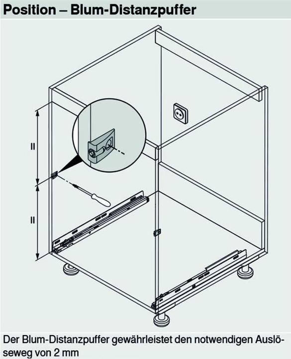 Immagine prodotto Blum SERVO-DRIVE uno für stehende Mülllösungen