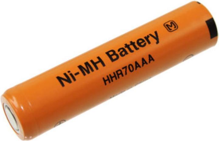 Actual product image Panasonic Ni-MH rechargeable battery BK-70AAAJ Micro, 1.2 V, 700 mAh, AAA (AAA, 700 mAh)