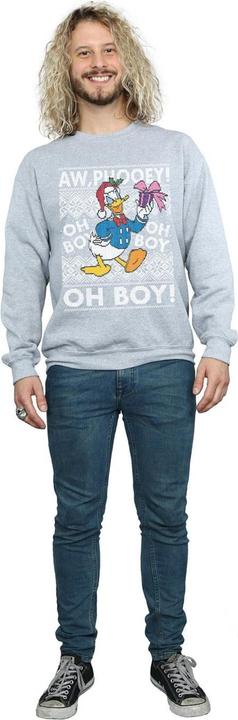Immagine prodotto Disney Donald Duck Christmas Fair Isle Felpa Uomo (S)