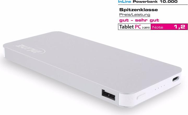 Image du produit InLine Batterie supplémentaire USB (10000 mAh, 37 Wh)
