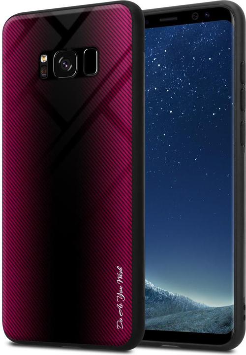 Image du produit Cadorabo TPU Couverture en verre rayé (Samsung Galaxy S8+)