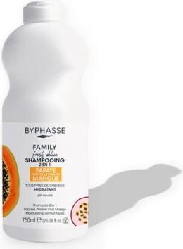 Byphasse Family Fresh Delice 2-in-1 Shampoo 750ml (750 ml, Flüssiges Shampoo)