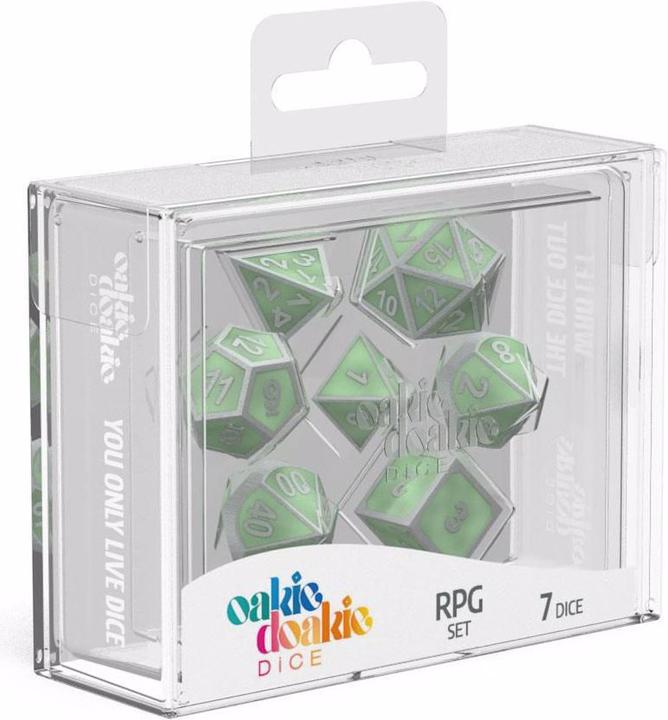 Produktbild Oakie Doakie Dice Würfel RPG-Dice Set: Druid's Blaze Glow in the Dark