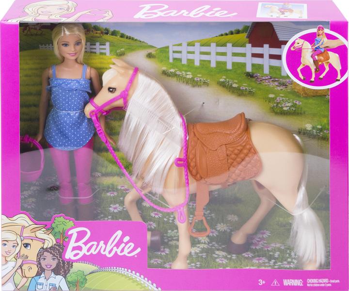 Image du produit Barbie cheval - Coffret Poupée Mannequin - 3 ans et +