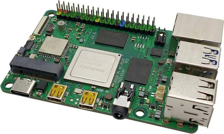 Produktbild Allnet Rock Pi 4 Model C+ 4GB RK3399T mit Dualband 2.4/5GHz WLAN/Bluetooth 5.0