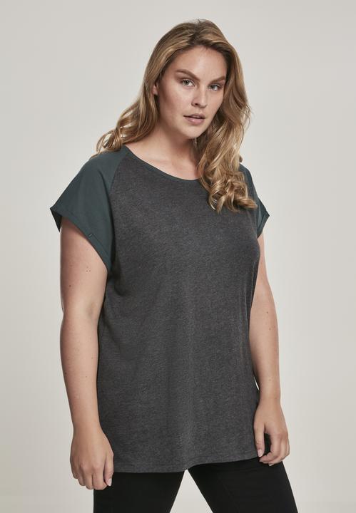 Immagine prodotto Urban Classics Tee Raglan a contrasto da donna (XXL)