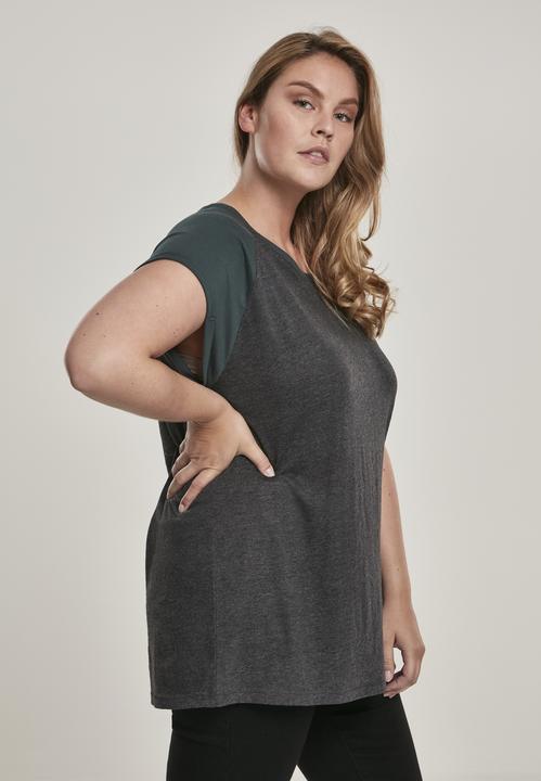 Immagine prodotto Urban Classics Tee Raglan a contrasto da donna (XXL)