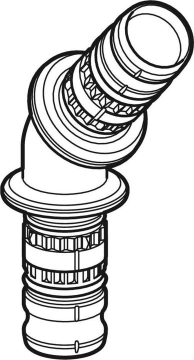 Produktbild Geberit Mepla Pressfitting Winkel 45 Kunststoff 63 mm 627.245.00.5 (Pressverbindung)
