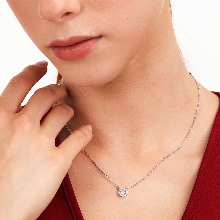 Immagine prodotto La Petite Story Elegante collana in argento con zirconi Argento LPS10AWV05 (Argento 925)