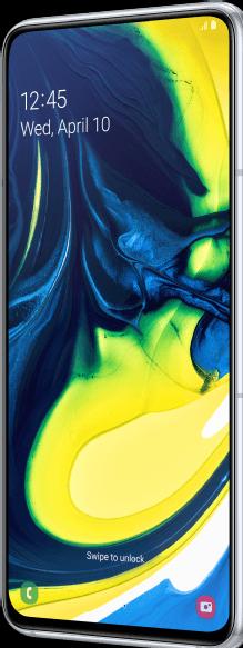 Produktbild Samsung Galaxy A80 (128 GB, Ghost White, 6.70", Dual SIM, 48 Mpx, 4G)