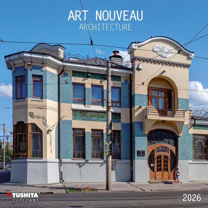 Immagine prodotto Art Nouveau Architecture 2026 (30 x 30 cm, Tedesco, Francese, Spagnolo, Ceco, Inglese, Olandese, Polacco, Italiano)