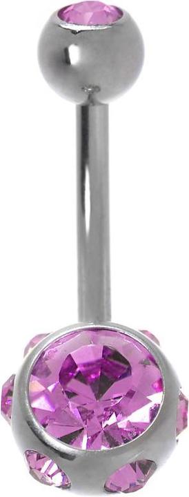 Produktbild Bijouteria Bauchpiercing (Chirurgenstahl 316L, Kristall)